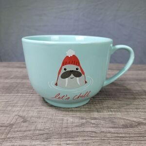 Paper Source 2016 Let's Chill Walrus Mug
